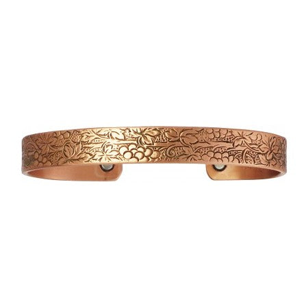 Vineyard Copper Cuff Bracelet w/Magnets #527